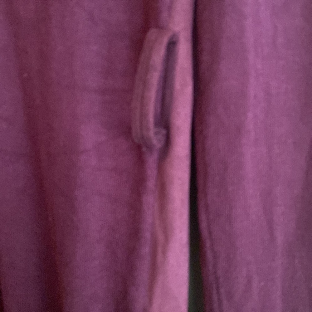 INC Waterfall Faux Suede front and Ribbed Back Open Cardigan - Picture 6 of 7